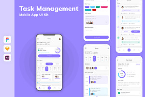 Task Management Mobile App UI Kit