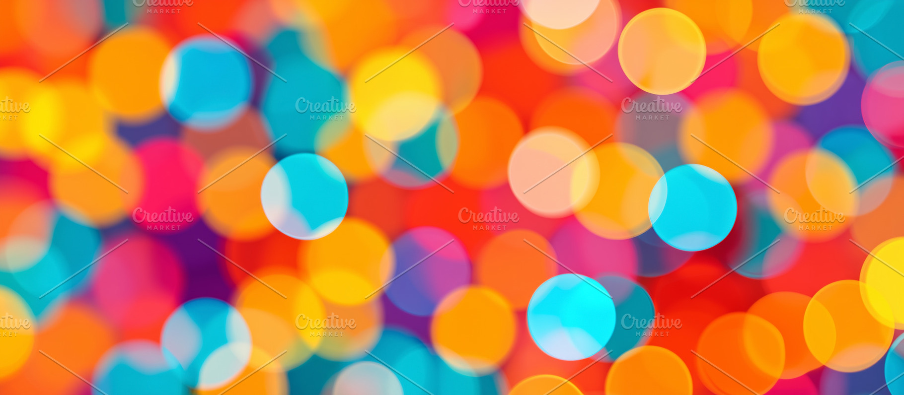 Vibrant, colorful bokeh banner, a Background Photo by MistyDay