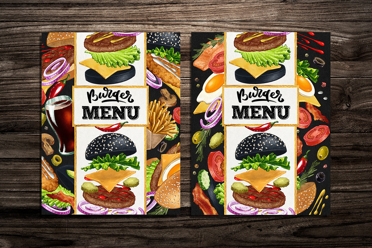 Burger Creator, a Decorative Illustration by Margo Miller (Photo 24 of 31)