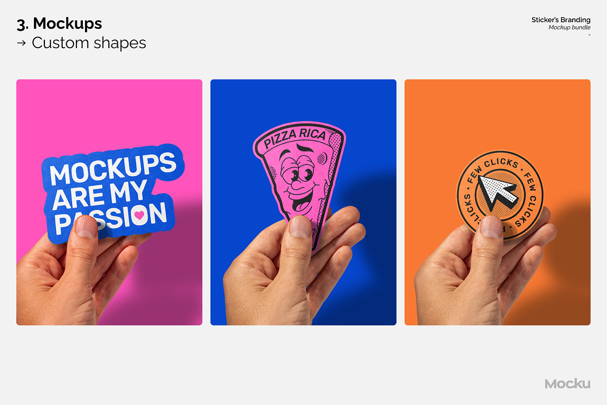 Sticker's Branding Mockup Bundle, a Packaging Mockup by Mocku (Photo 22 of 25)