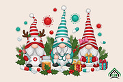 Christmas Nurse Png, an Illustration by Craft Nest (Thumbnail 1 of 6)