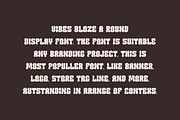 Vibes Bloze - Groovy Font, a Sans Serif Font by Iqsiart Studio (Thumbnail 3 of 10)