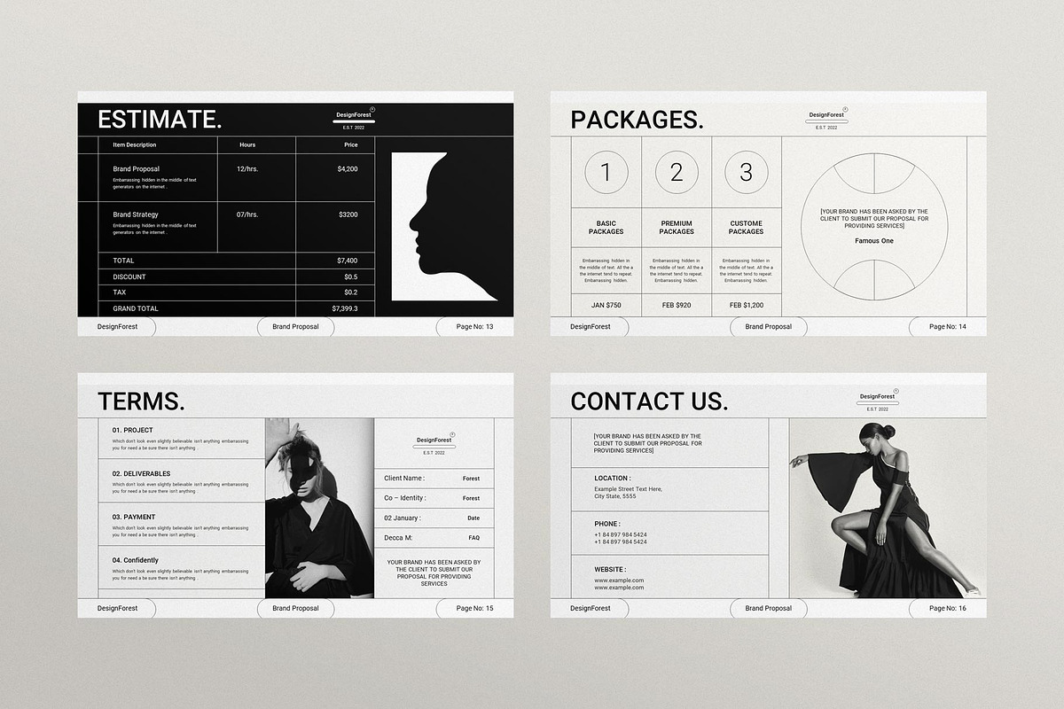 Brand Proposal Presentation Template, a Presentation Template by TemplatesForest (Photo 5 of 5)