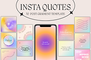Instagram Quote Post Template, a Templates & Theme by Daily Creative (Thumbnail 1 of 5)