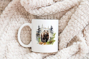 Watercolor Woodland Animals Clipart, an Illustration by Moon Studio (Thumbnail 9 of 11)