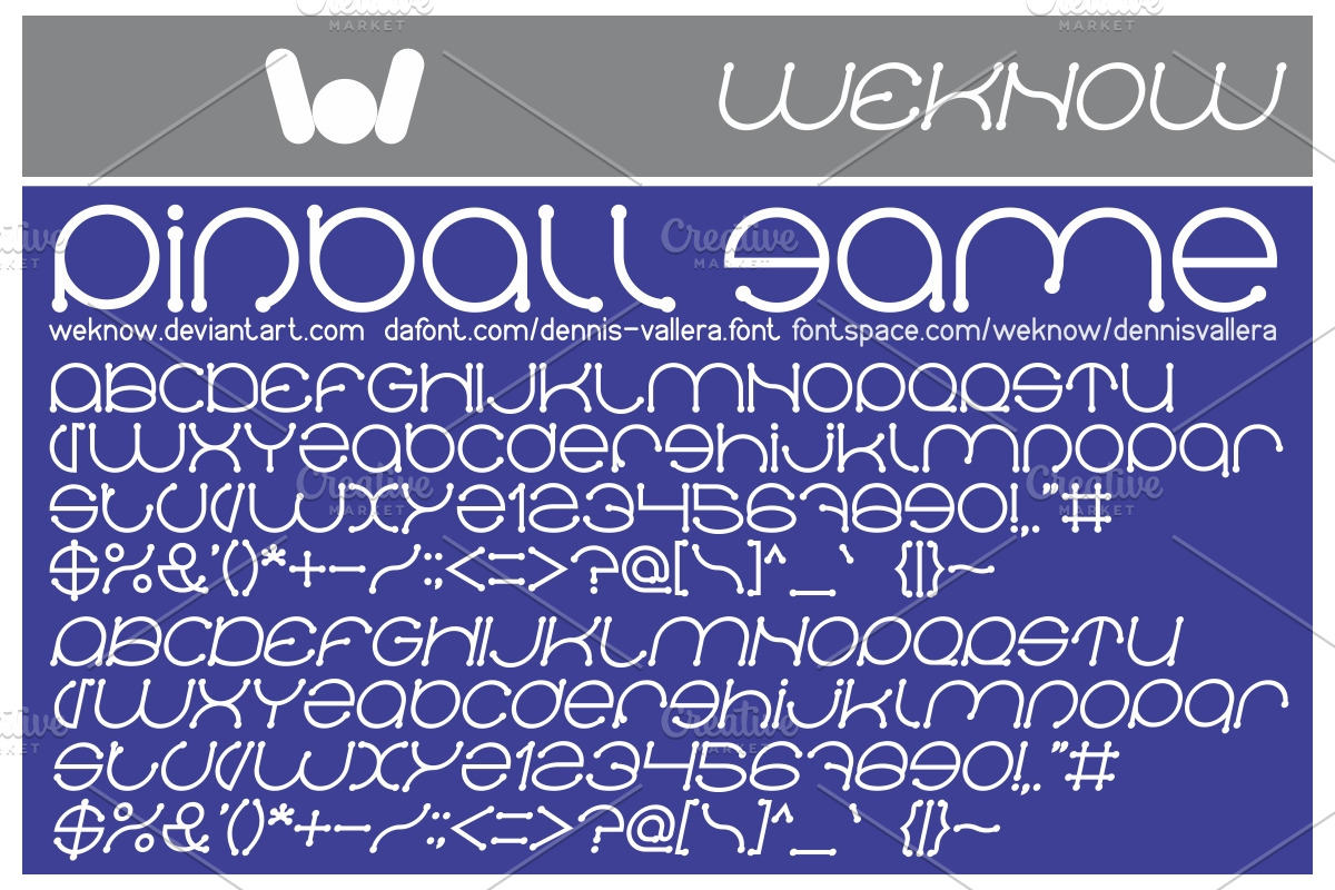 dennis vallera font preview 2