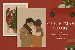 Christmas Story Abstract Art