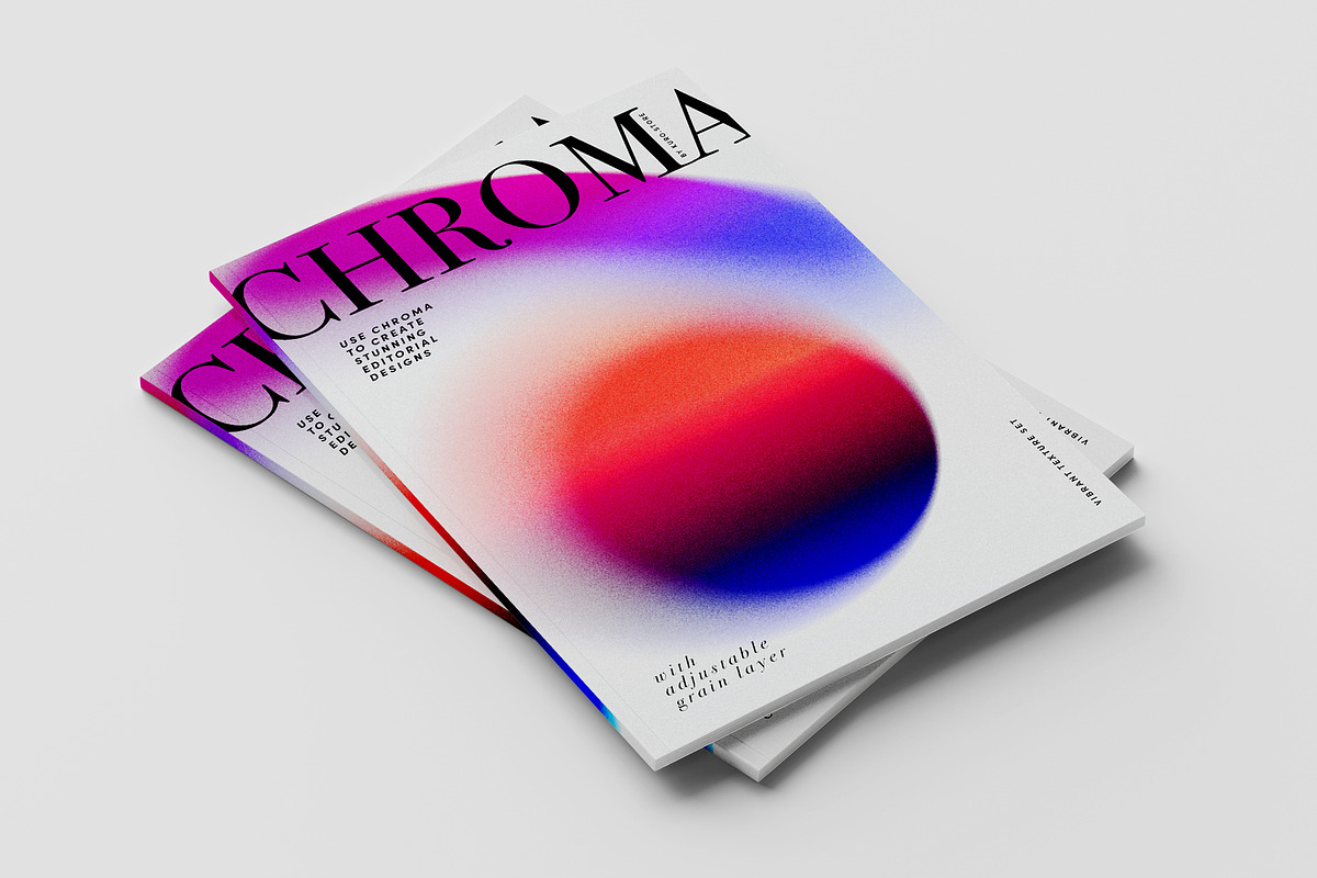 Chroma Grainy Gradient Textures, a Texture Graphic by kuro (Photo 5 of 12)