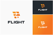 Letter F Plane Flight Travel Logo, a Branding & Logo Template by ika trisiana (Thumbnail 1 of 2)
