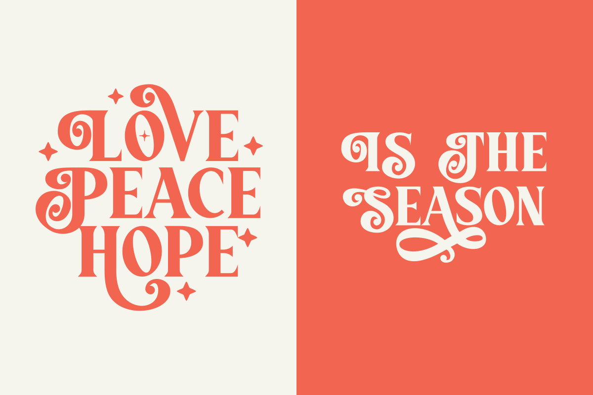 More Christmas - Modern Serif Font, a Serif Font by SaktiAvellin (Photo 6 of 10)