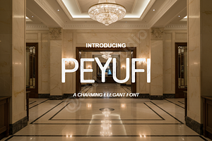 Peyufi - Elegant Modern Serif Typefa, a Font by Astuti Studio
