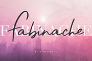 Fabinache | Sale 90% Off, a Script Font by Katie Holland (Thumbnail 10 of 10)