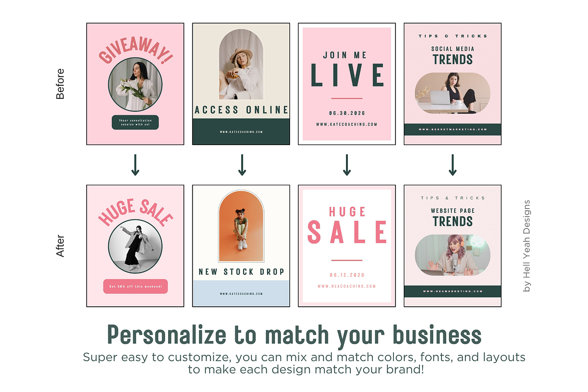 Coaching Post Templates, a Social Media Template by HellYeahDesigns (Photo 8 of 8)