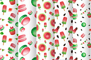 Watercolor Watermelon party clipart., a Food Illustration by NinaBrai (Thumbnail 5 of 5)