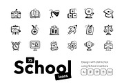 School Doodles Icons Pack, an Outline Icon by Prosymbols (Thumbnail 1 of 8)