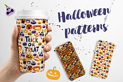 Halloween vector patterns, a Pattern Graphic by martynmarin (Thumbnail 1 of 3)
