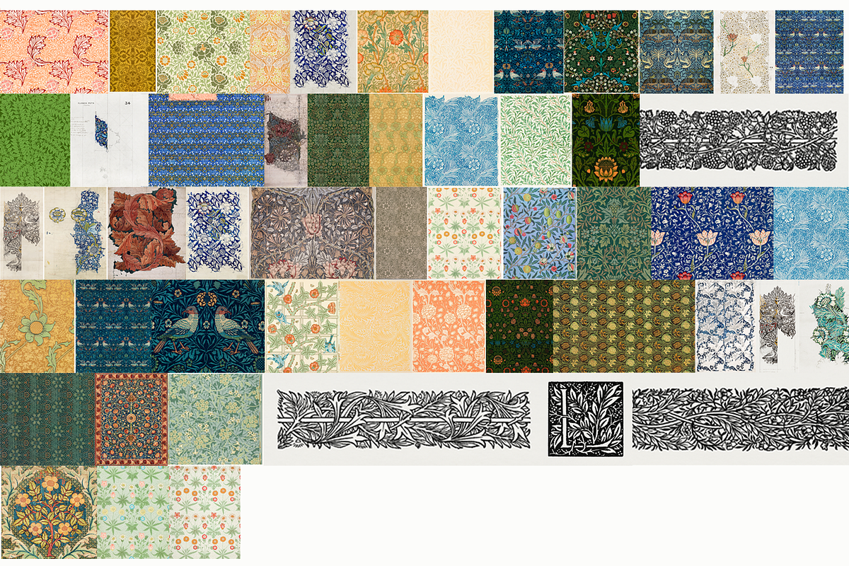 150+William Morris Original Artworks, a Pattern Graphic by Digital Museum (Photo 13 of 13)