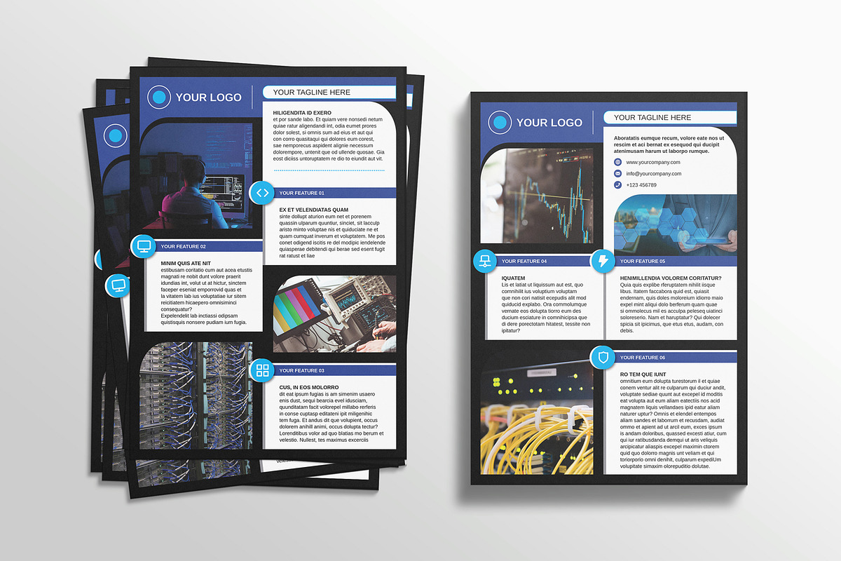 Indesign A4 Business Brochure, a Print Template by Rumoh Grafika (Photo 1 of 2)