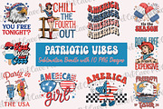 Patriotic Vibes Sublimation Bundle, a Graphic by Pet Cave (Thumbnail 1 of 11)