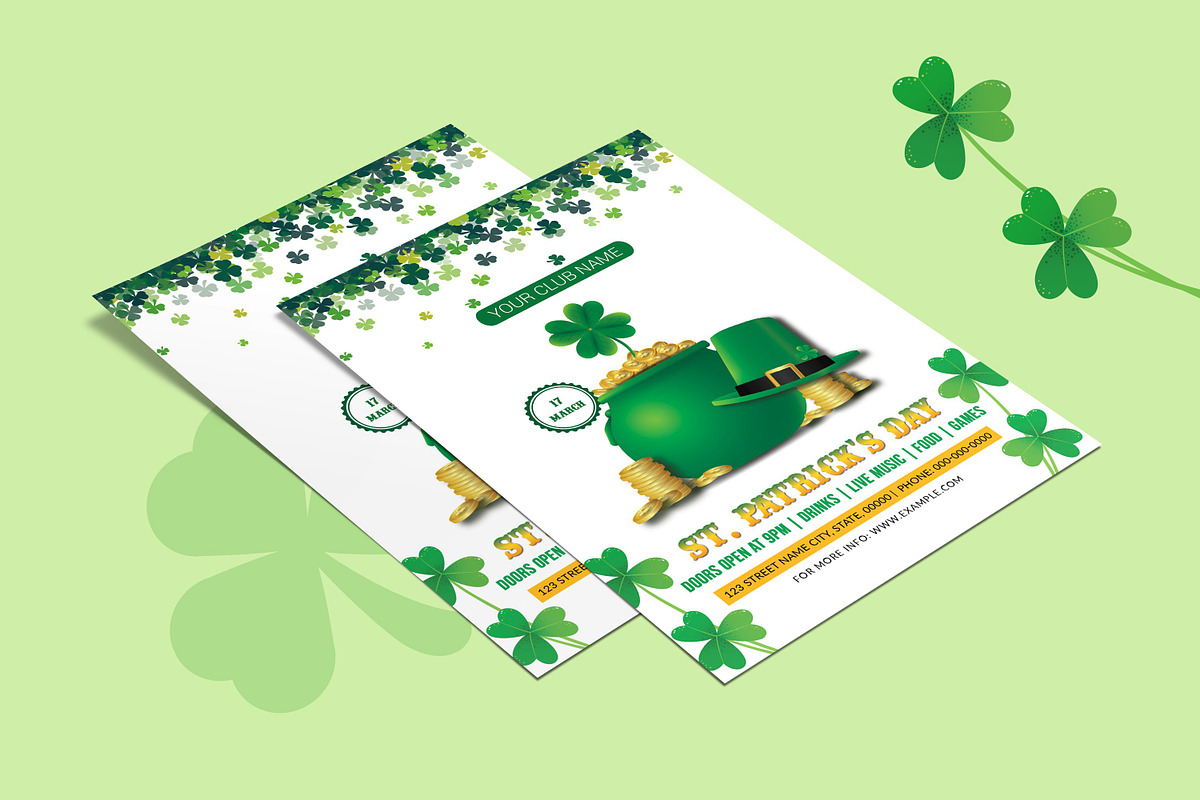 St. Patrick’s Day Party Flyer, a Flyer Template by Template Shop (Photo 2 of 3)