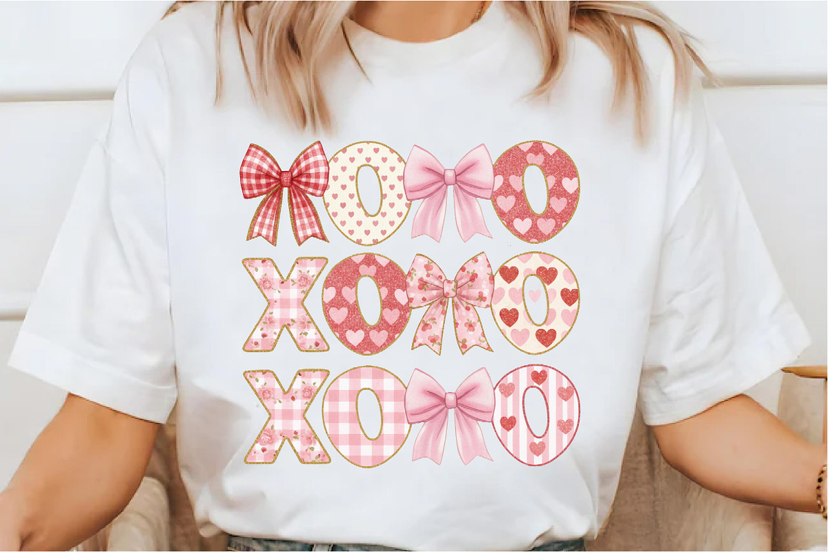 Xoxo Coquette Bow Valentine Brushstr, an Illustration by Designking (Photo 3 of 6)