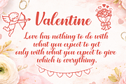 Gayla Romantic Script Font with Love, a Script Font by cocodesign (Thumbnail 3 of 7)