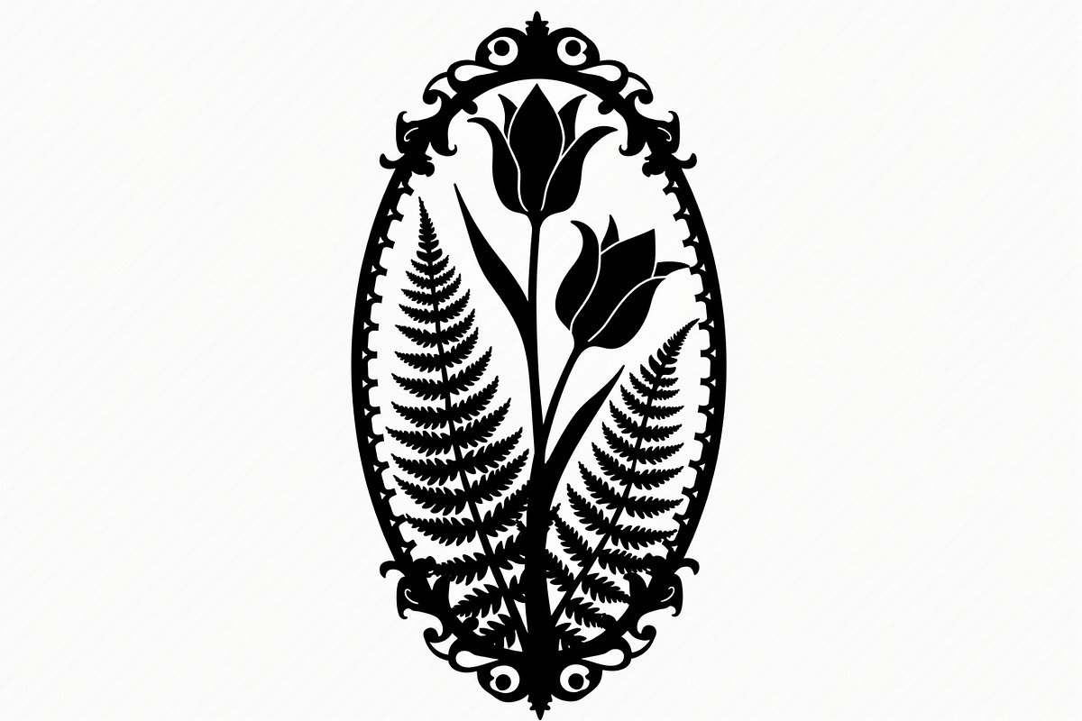 Elegant Floral Frame Set, an Illustration by BIPLOB EXPERT (Photo 4 of 9)