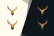 Polygonal Deer Collection, an Animal Illustration by blauananas (Thumbnail 3 of 8)