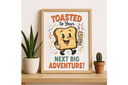 Toasted to Your Next Big Adventure, a Background Graphic by LaseredNinja (Thumbnail 3 of 7)