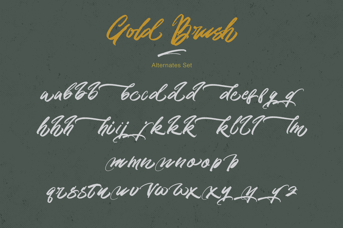 Gold Brush preview 8