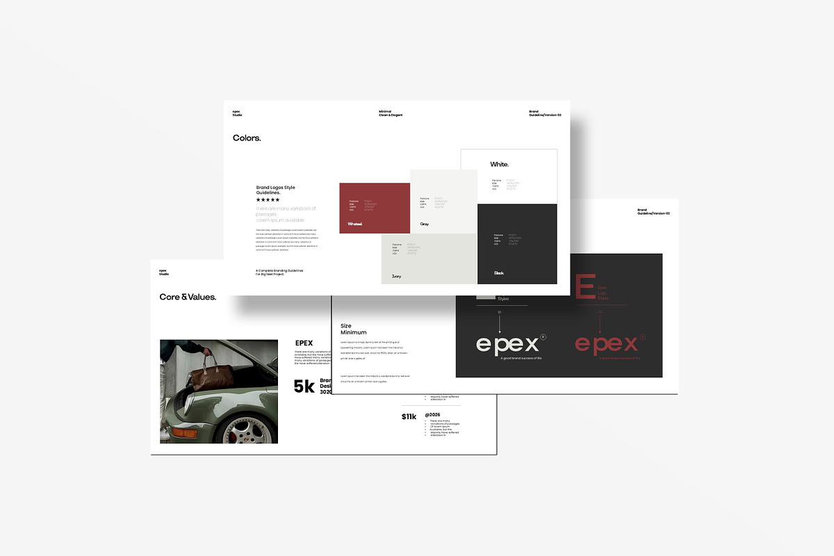 EPEX | Brand Guidelines Template, a Presentation Template by Slide-Agency (Photo 3 of 11)