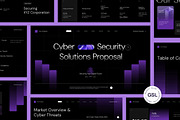 Cyber Security Proposal Google Slide, a Presentation Template by fakhroo (Thumbnail 5 of 5)