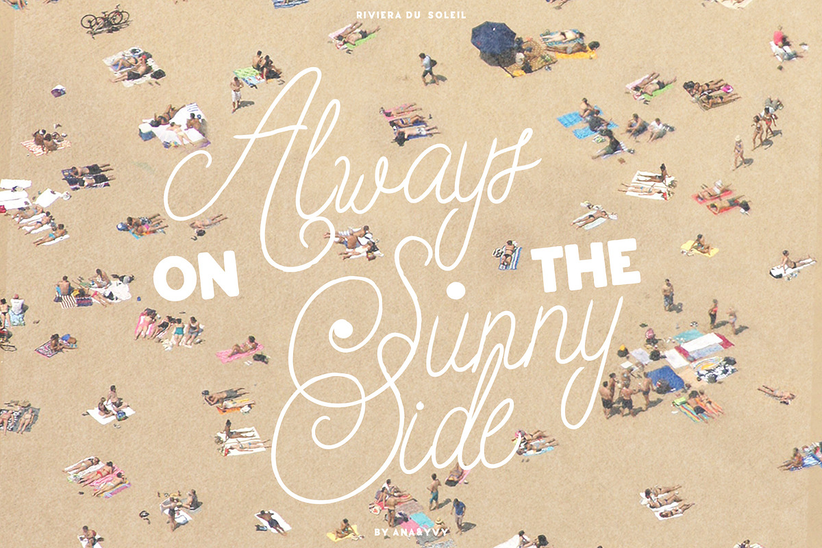 Riviera Du Soleil Font Duo, a Script Font by ana & yvy (Photo 6 of 17)