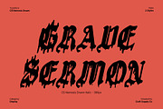 CS Nemesis Drawn, a Blackletter Font by Craft Supply Co. (Thumbnail 3 of 8)