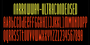 NarrowWay, a Sans Serif Font by Ingrimayne Type (Thumbnail 8 of 11)
