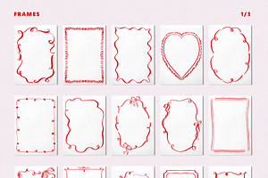 Whimsical Wedding Hand-drawn Vector