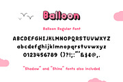 Balloon Font Family, a Font by Lollipop Hand Drawn (Thumbnail 5 of 7)