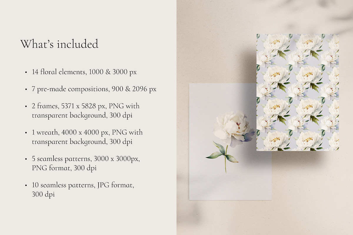 -30% Watercolor Peony Collection, an Object Illustration by bloomscape (Photo 2 of 8)