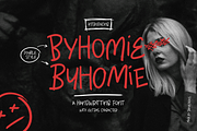 ByHomie | Handwritting Font, a Handwritten Font by Denustudios (Thumbnail 1 of 12)
