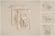 Drawstring Pouch Mockup Set, a Product Mockup by SmokyPixels (Thumbnail 1 of 5)
