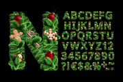 Christmas Fir Font, a Font by Handmadefont (Thumbnail 2 of 9)