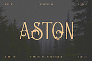 Aston - Vintage Serif Font, a Serif Font by JumboDesign (Thumbnail 1 of 7)