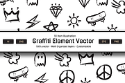 Graffiti Element - Illustration, an Object Illustration by StreaksideStd (Thumbnail 1 of 2)
