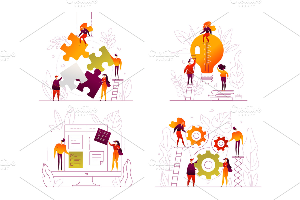 Business Team Illustration Kit, an UI Kit Template by Boyko Pictures (Photo 12 of 15)