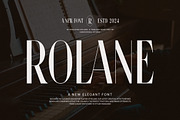 Rolane Elegant Serif Font Typeface, a Serif Font by Graphicxell (Thumbnail 1 of 6)