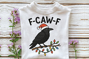 Christmas F-Caw-F PNG Funny Christma, an Illustration by CraftArtStudio (Thumbnail 2 of 4)