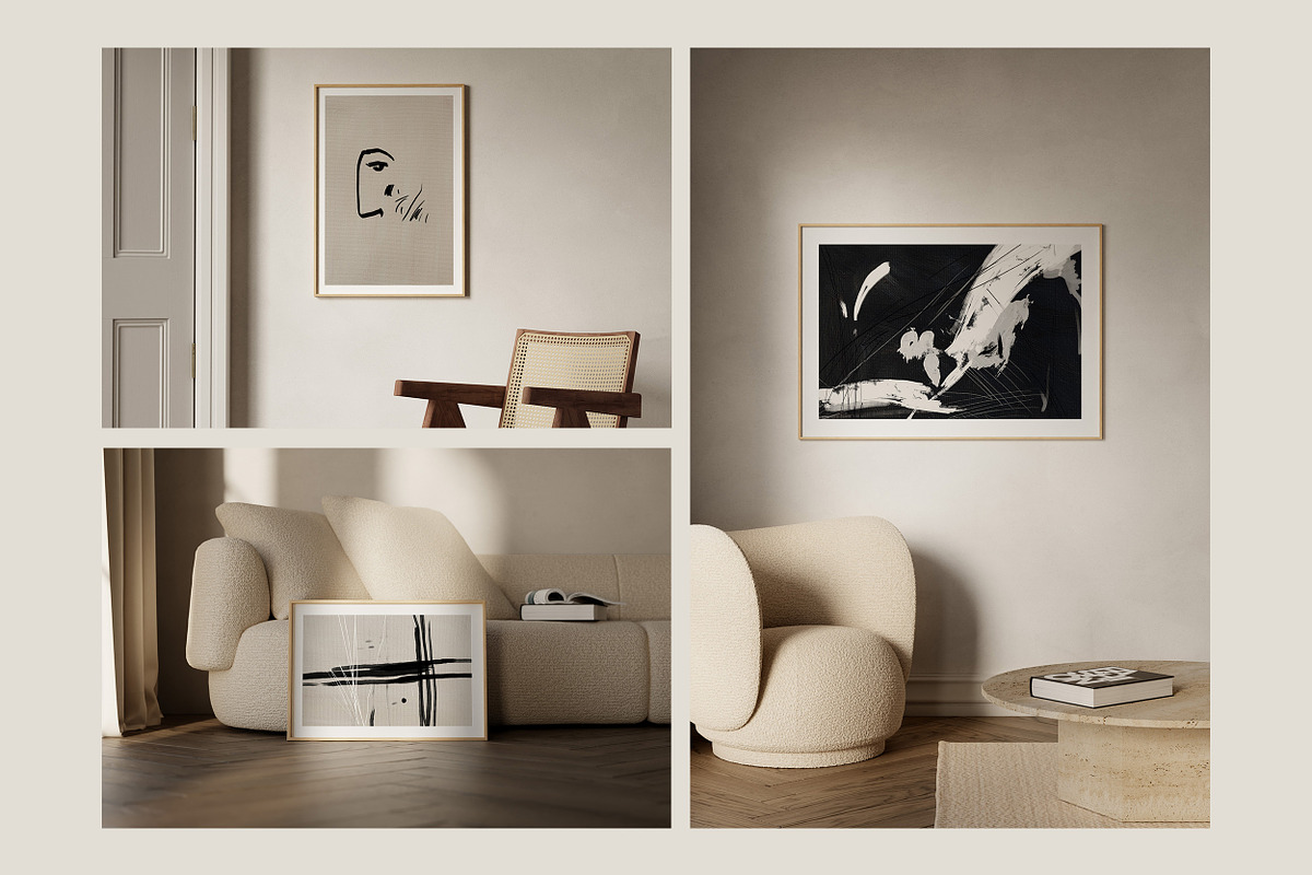 Artwork Frame Mockup Bundle, a Household Mockup by Moyo Studio (Photo 9 of 15)