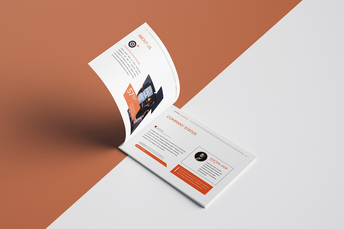Project Proposal Template, a Brochure Template by crazyOWL (Photo 3 of 12)