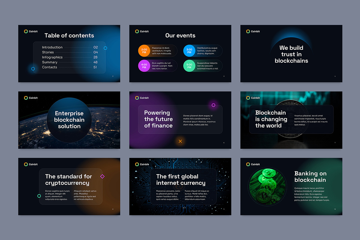 Presentation Cryptocurrency, a Presentation Template by TemplatesNow! (Photo 6 of 14)