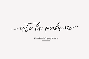 Handita - Calligraphy Font